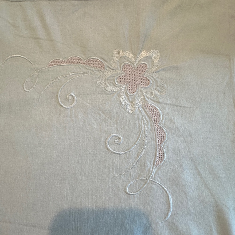 European pillow case
